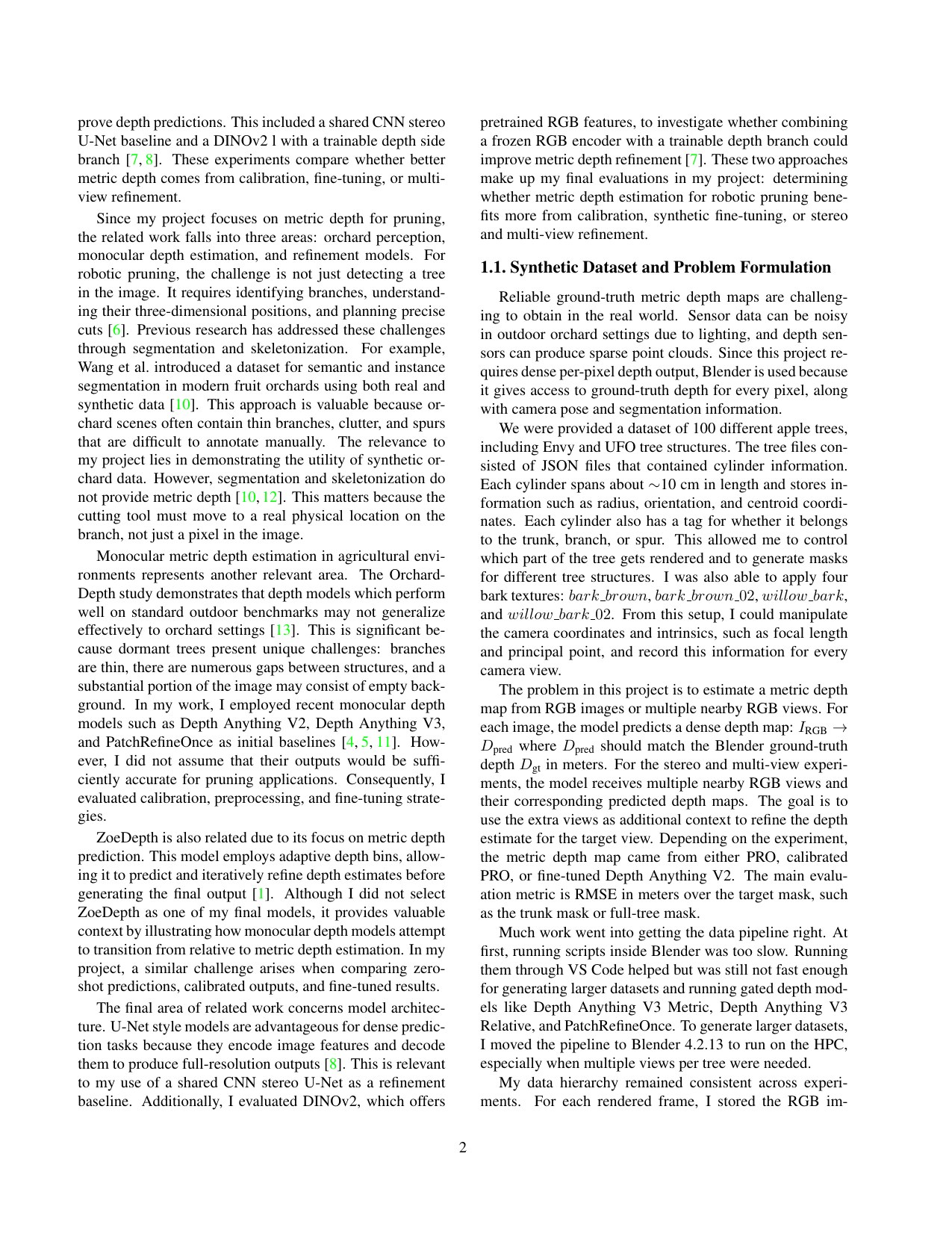 Page 2 of SPUR: Metric Depth Inference Service