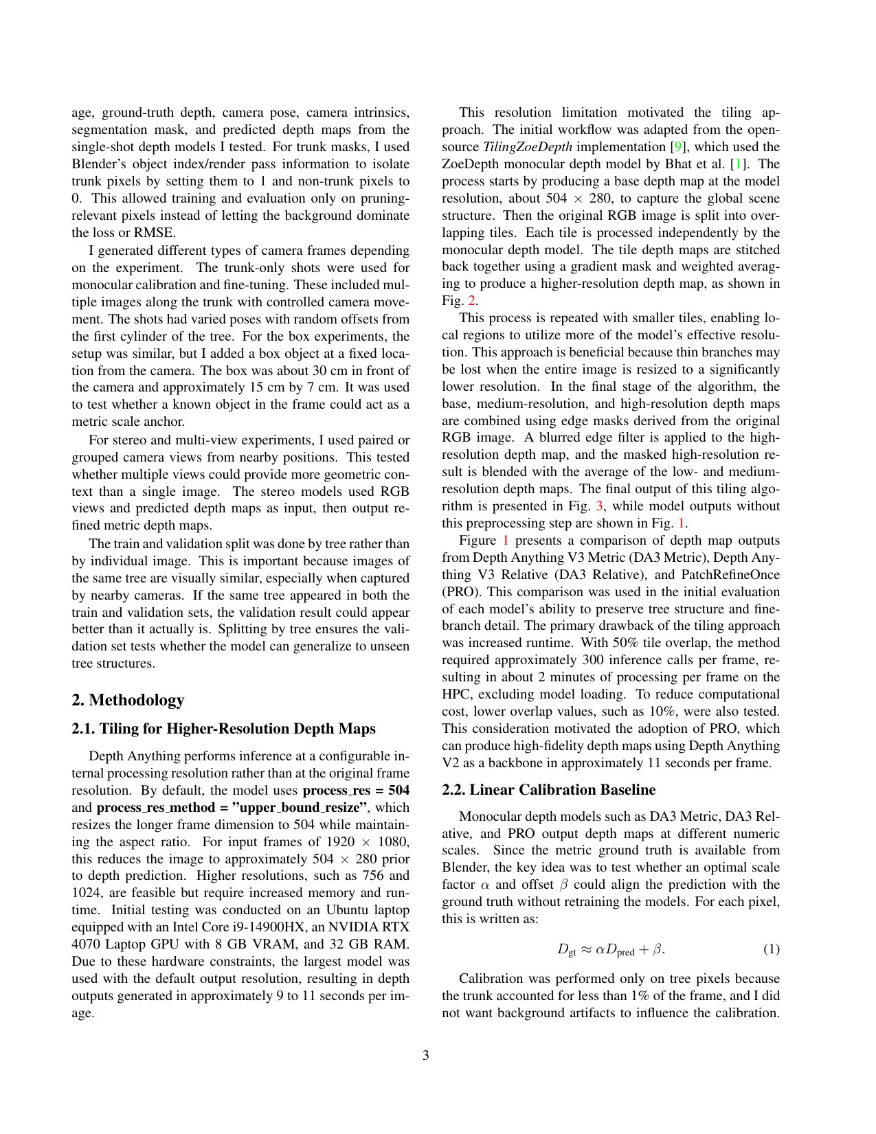 Page 3 of SPUR: Metric Depth Inference Service