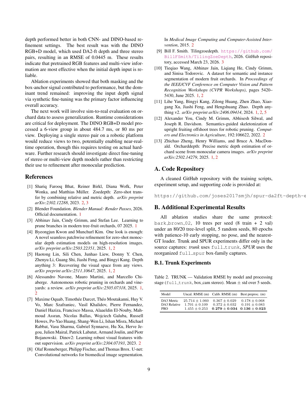 Page 9 of SPUR: Metric Depth Inference Service