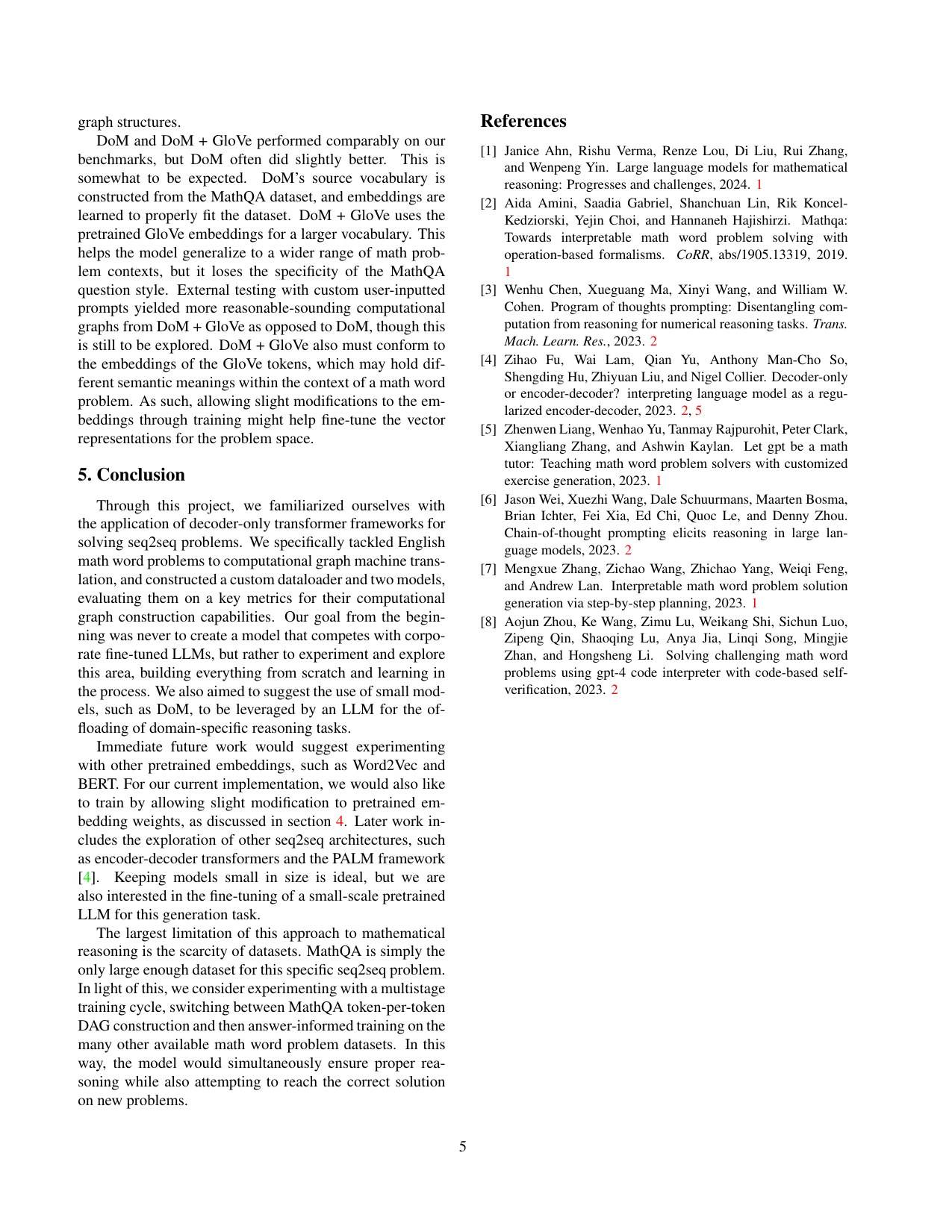 Page 5 of DoM: Math Problems to Computation Graphs