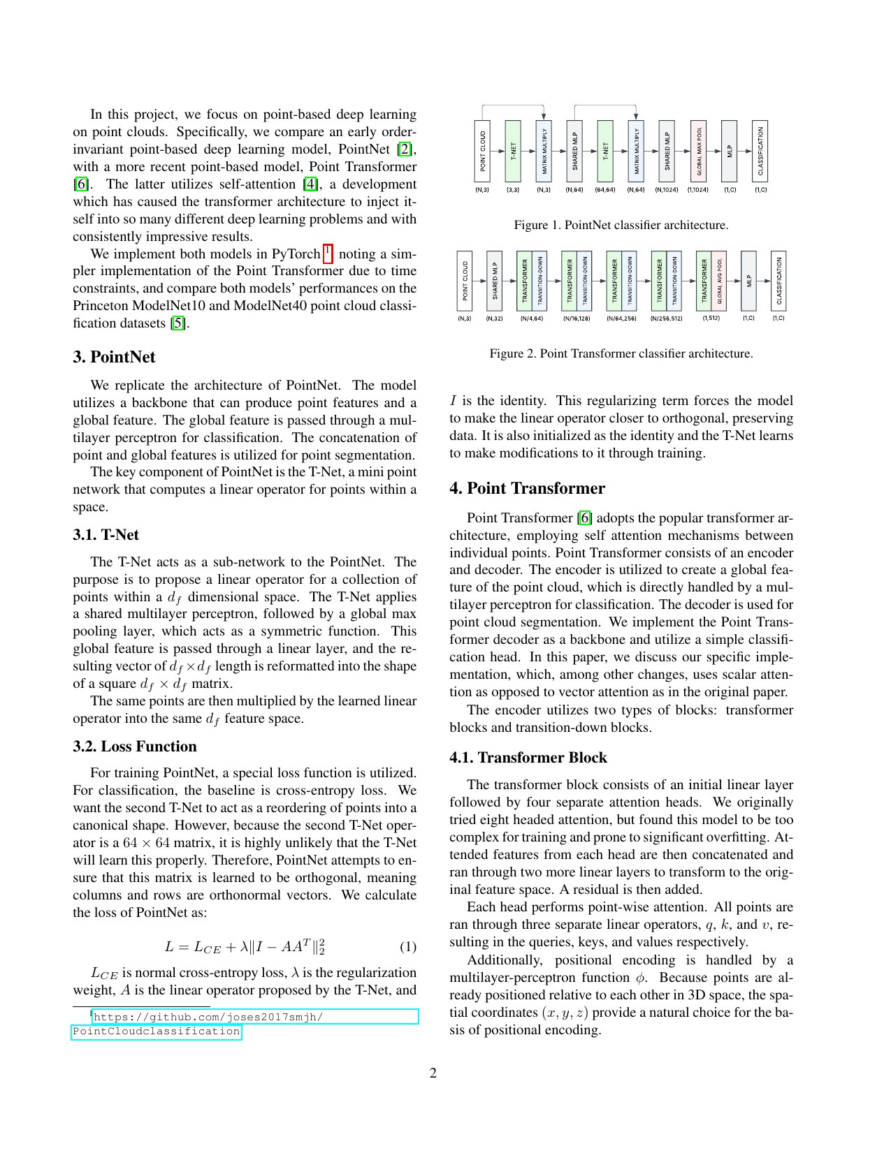 Page 2 of Point Cloud Classification