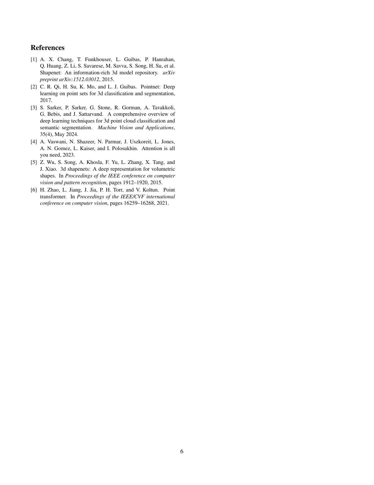 Page 6 of Point Cloud Classification